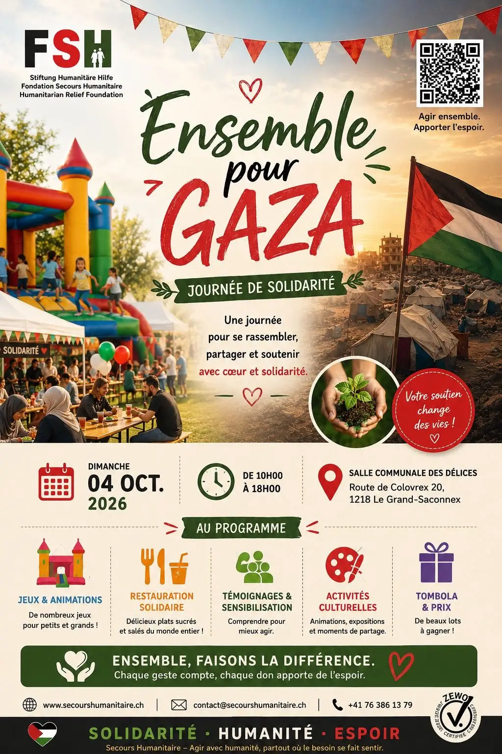 Evénement ensemble pour Gaza